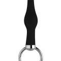 Anal Plug Halkalı 9 cm Siyah 1