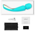 LELO Smart Wand 2 Medium Ultra Güçlü Wand Vibratör Mavi 4