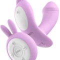 Leten Giyilebilir Şarjlı Uzaktan Kumandalı Tavşan Vibratör 2