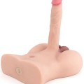Barnett Male Butt Titreşimli İtme Hareketli Şarjlı Uzaktan Kumandalı Penisli Yarım Vücut Ek Resim