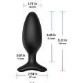 Lovense HUSH 2 Telefon ve Bluetooth Kontrollü Anal Plug 1.75″ 4