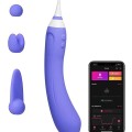 Lovense Hyphy Telefon Kontrollü G Spot Klitoris ve Göğüs Ucu Uyarıcılı Vibratör 1