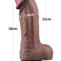 Lovetoy 11” Dual Layered Silicone Cock XXL 28 cm 4