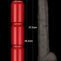 Lovetoy 14.5” Dual Layered Bendable Silicone Cock XXL Dildo 37.5cm 6