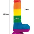 LoveToy 7.5” Prider Dildo Realistik Penis 19.5 cm 3