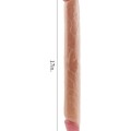 King Size Slim Ultra Çift Başlı Dildo 43 cm 3