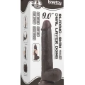 LoveToy Sliding Çift Katmanlı Realistik Dildo 23 cm Siyah Ek Resim