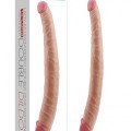 King Size Ultra Gerçekçi Çift Başlı Dildo 36 cm 4