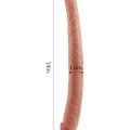 King Size Ultra Gerçekçi Çift Başlı Dildo 36 cm 3
