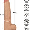 Lovetoy 11” Vibrating Power Basics Cock Titreşimli Şarjlı Dildo 28cm 3