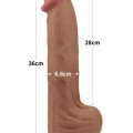 LoveToy 14” Sliding Skin Dual Layer Çift Katmanlı Dev Dildo 36 cm 4