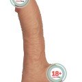 Lovetoy 8.5” Vibrating Power Basics Cock Titreşimli Şarjlı Dildo 22cm 1