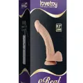 LoveToy Real Extreme Eğik Realistik Titreşimli Dildo 22 cm 4