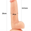 LoveToy Ultra Soft Dude Yumuşak Realistik Penis 20 cm 5