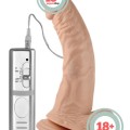 LoveToy Real Extreme Eğik Realistik Titreşimli Dildo 22 cm 1
