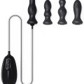 4 Farklı Silikon Plug’lı Şarjlı Titreşimli Şişirilebilir Anal Set Ek Resim