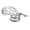 Çelik Kafes Chastity Devices Penis Kilidi 4