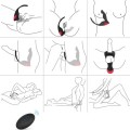Langer-RTC Prostat ve Penis Halkalı Şarjlı Uzaktan Kumandalı Anal Vibratör 5