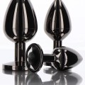 NOXXX Siyah Elmas Mücevherli Alüminyum Anal Fiş Büyük 3