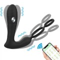 NOXXX Telefon Kontrollü Elektro Şoklu Penis Halkalı Anal Vibratör 1