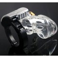 Transparan Chastity Cage Ayarlanabilir Penis Kilidi 6