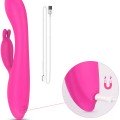 Naughty Isıtmalı Şarjlı Güçlü Titreşimli Tavşan Vibratör 22 cm 5