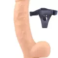 NOXXX Belden Bağlamalı Realistik Dildo İçi Dolu 21 cm 2