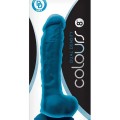 NS Novelties Colours Dual Density 8″ Realistik Dildo 20 cm Mavi 3