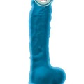 NS Novelties Colours Dual Density 8″ Realistik Dildo 20 cm Mavi 1