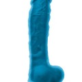 NS Novelties Colours Dual Density 8″ Realistik Dildo 20 cm Mavi 2