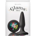Glams Mini Rainbow Taşlı Silikon Anal Plug 8.5 cm 2