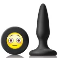Moji’s OMG Mini Silikon Plug Emoji Yüzü Siyah 1