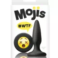 Moji’s WTF Mini Silikon Plug Emoji Yüzü Siyah 2