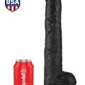King Cock Realistik Uzun Dildo 36 cm Siyah 3