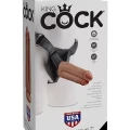 Pipedream King Cock Çift Penisli İçi Dolu Belden Bağlamalı 18 cm 3
