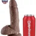Pipedream King Cock W/Balls 18 cm Melez 3