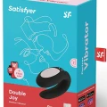 Satisfyer Double Joy Çiftler İçin Akıllı Telefon Kontrollü Vibratör Siyah 5