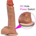 SHEQU Bronte Swaying Uzaktan Kumandalı Şarjlı Döner Başlı Titreşimli Realistik Dildo 20.5 cm 5