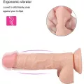 SHEQU Hans Şarjlı Uzaktan Kumandalı Gerçekçi Realistik Dildo 21 cm Ek Resim