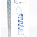 ToyJoy Glass Worxx G-Spot Gemstone 18 cm Şık Cam Dildo 5
