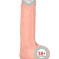 Real Skin 7″ Çift Katmanlı Kayan Derili Gerçekçi Penis 18 cm 1