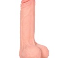 Real Skin 7″ Çift Katmanlı Kayan Derili Gerçekçi Penis 18 cm 2
