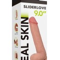 Real Skin 9″ Çift Katmanlı Kayan Derili Gerçekçi Penis 23 cm 6