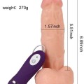 XISE Kassadin Titreşimli Gerçekçi Realistik Penis 17.5 cm 3