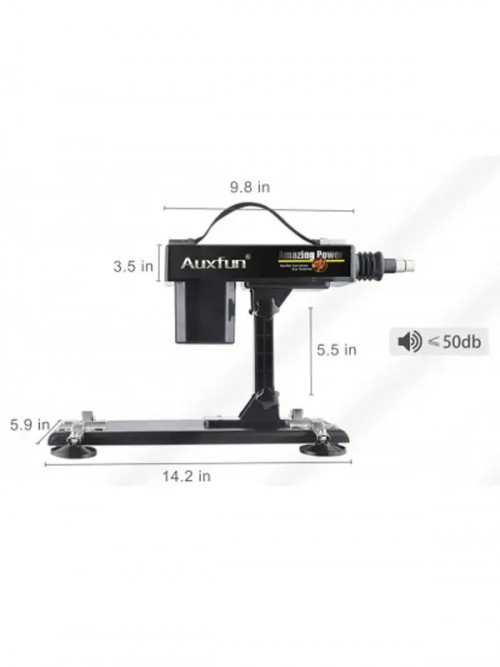 Auxfun Seks Makinesi 3XLR Vantuz Adaptörlü 6