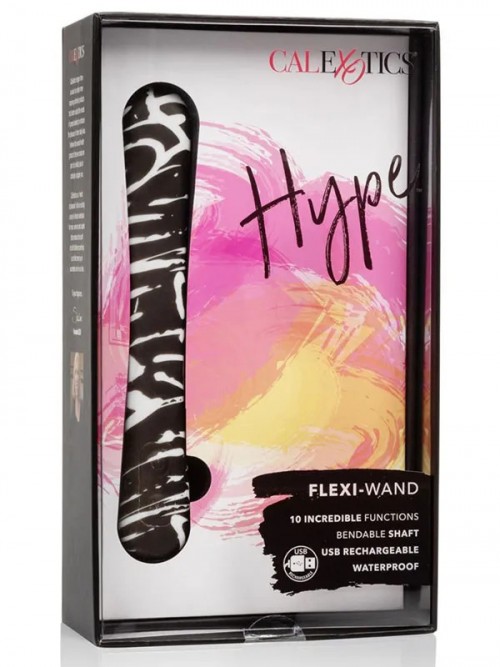 CalExotics Hype FlexiWand Ultra Esnek Şarjlı Vibratör 14 cm 6