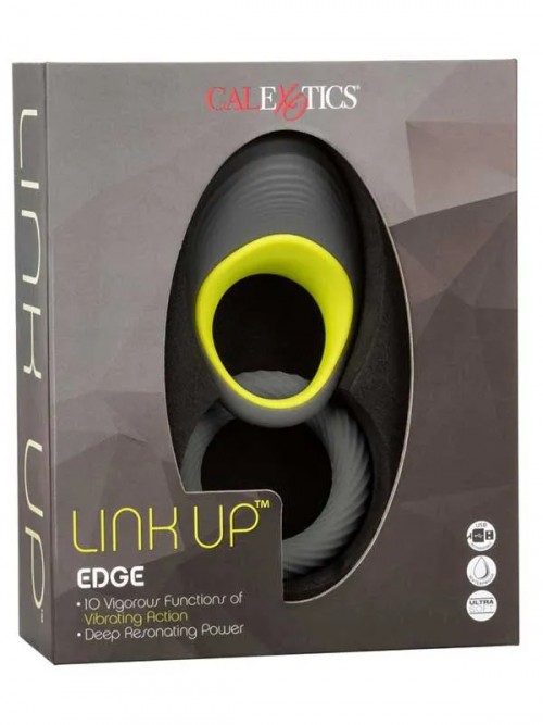 CalExotics Link Up Edge Şarjlı Penis Halkası 6