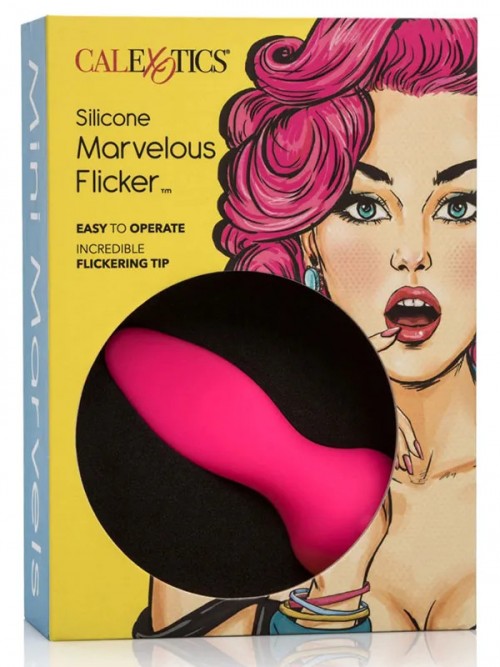 CalExotics Marvelous Flicker Şarjlı Dil Vibratör Ek Resim