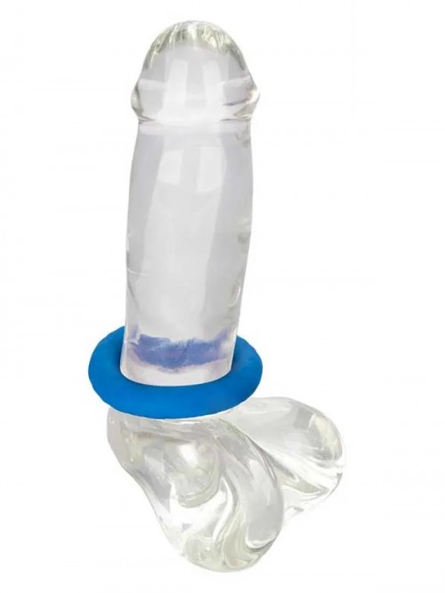CalExotics Link Up Ultra-Soft Penis Halkası Mavi 4