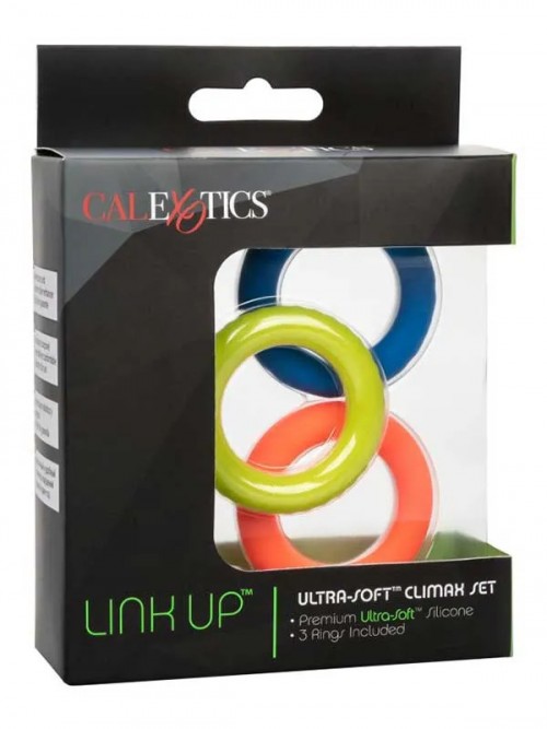 CalExotics Link Up Ultra-Soft Penis Halkası Seti 6